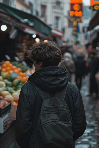 Browsing a fruit market